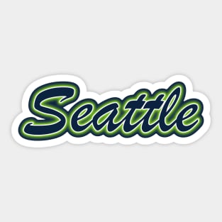 Football Fan of Seattle Sticker